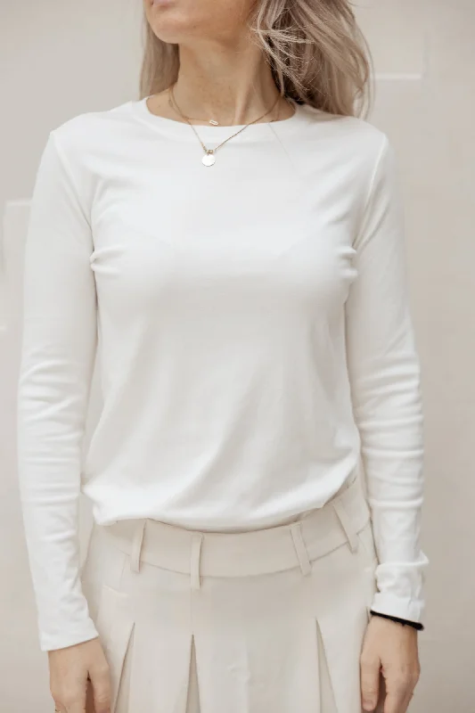 Marieke basic top white