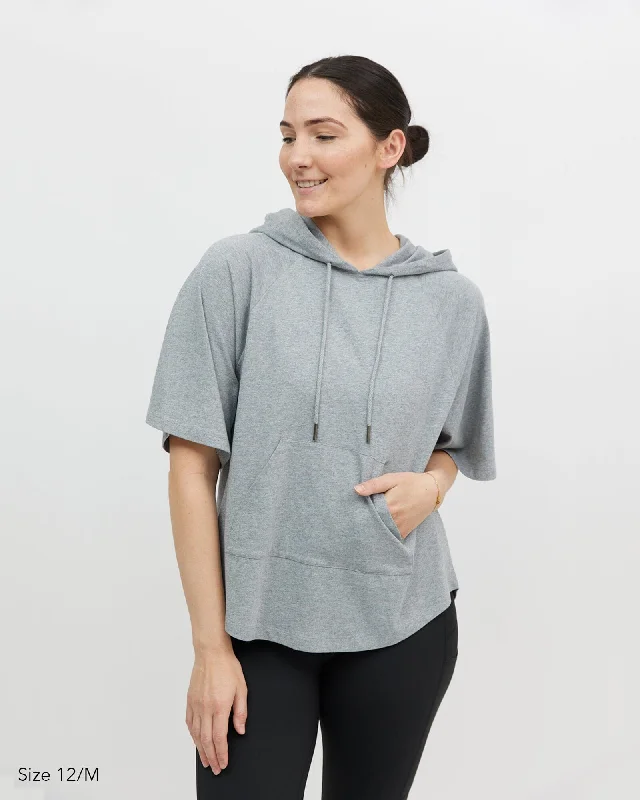 Special Savings Kallie Hoodie Tee - Grey Marle