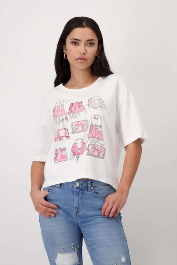 Monari T-Shirt Pink Handbags