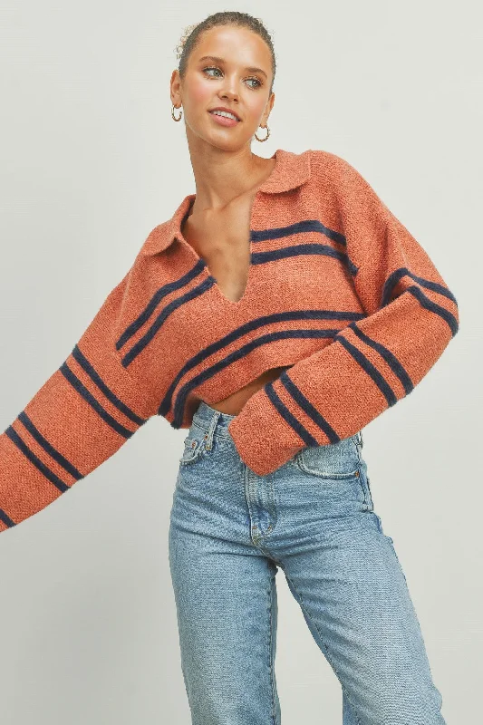 Keller Cropped Knit Sweater