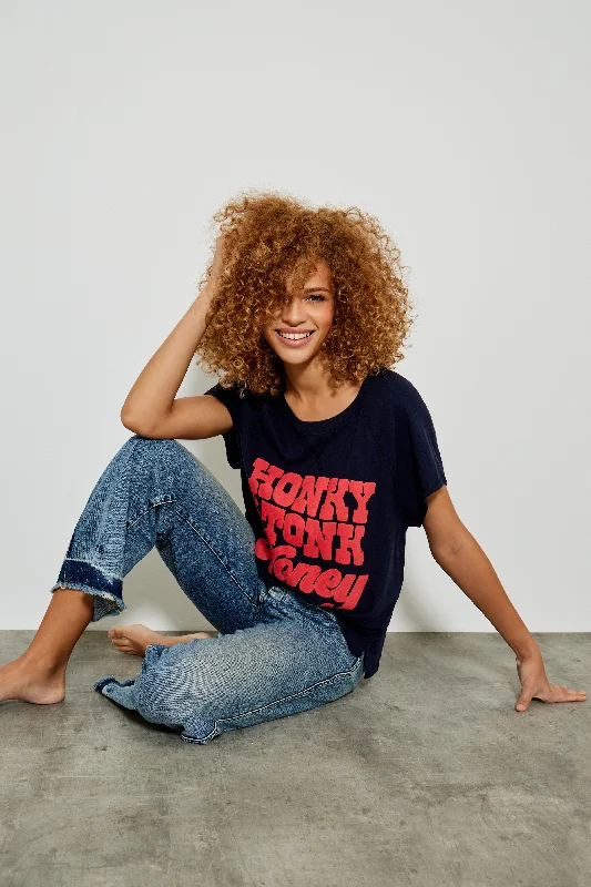 Final Markdown Tshirt Tse2458 Navy-Red