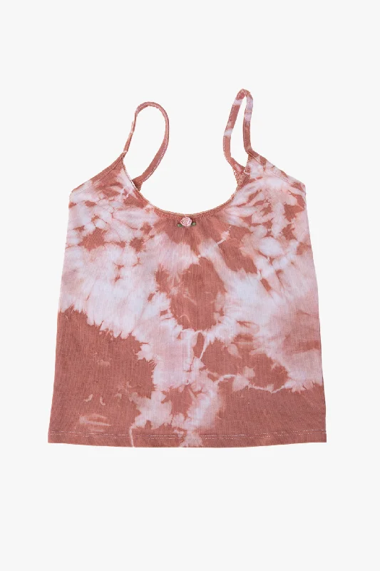 SCOOP BACK CAMI IN TOYON