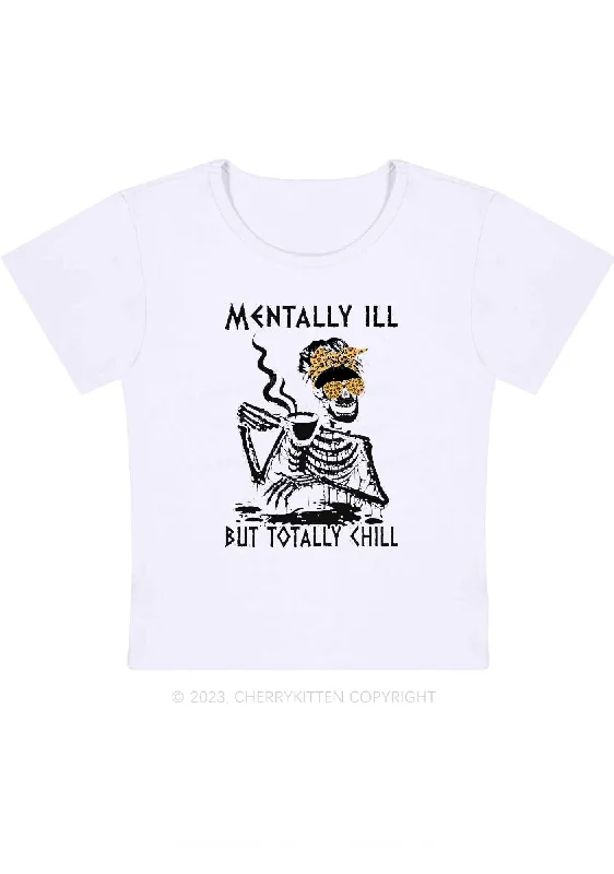 Mentally Ill Halloween Baby Tee Cherrykitten