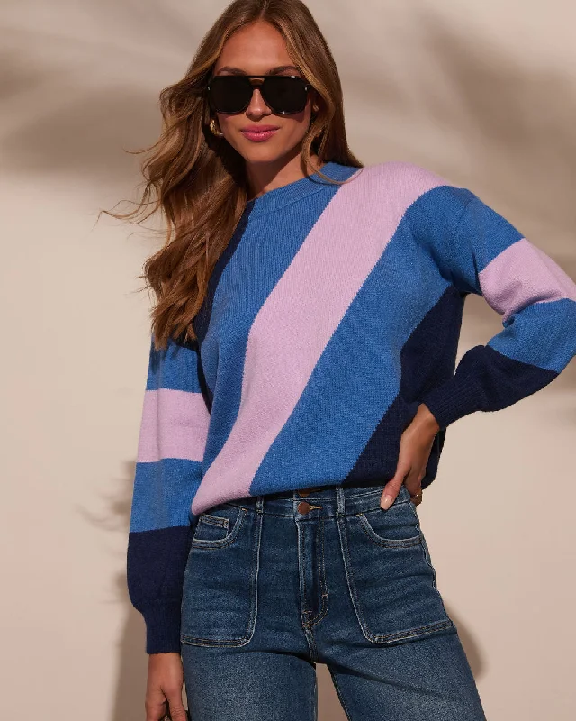 Hung Up On You Stripe Knit Sweater