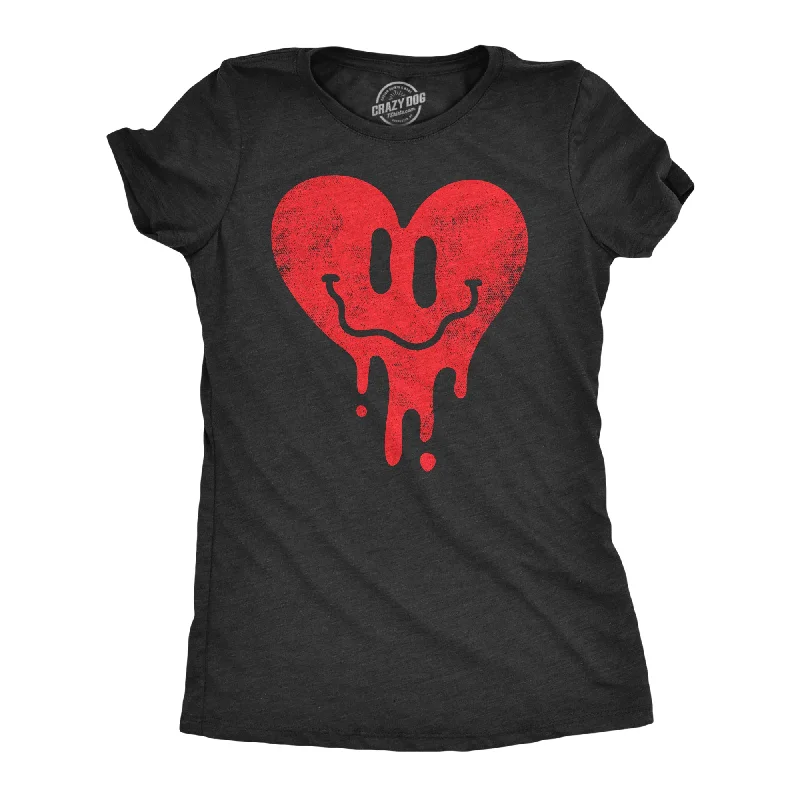 Don't Wait Dripping Heart Face Women's T Shirt