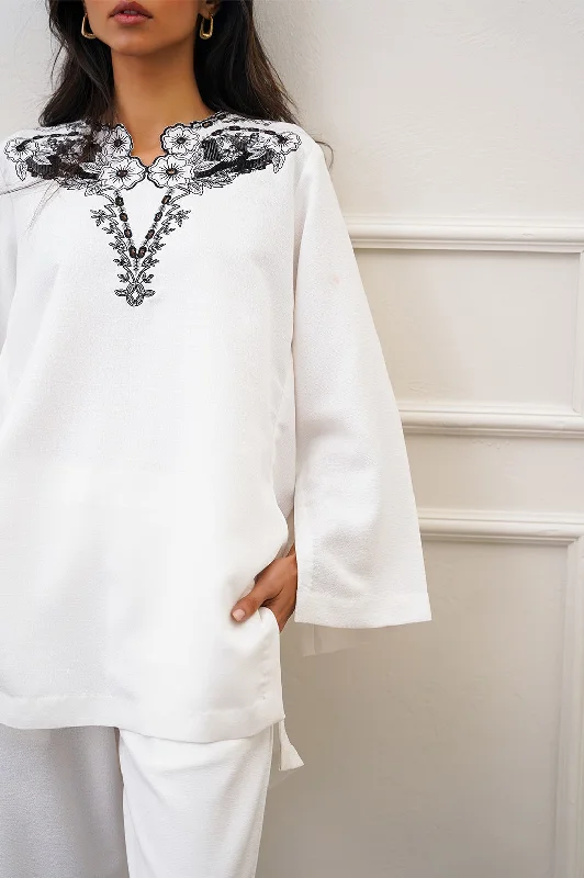 GIZA SEQUIN EMBROIDERED TUNIC