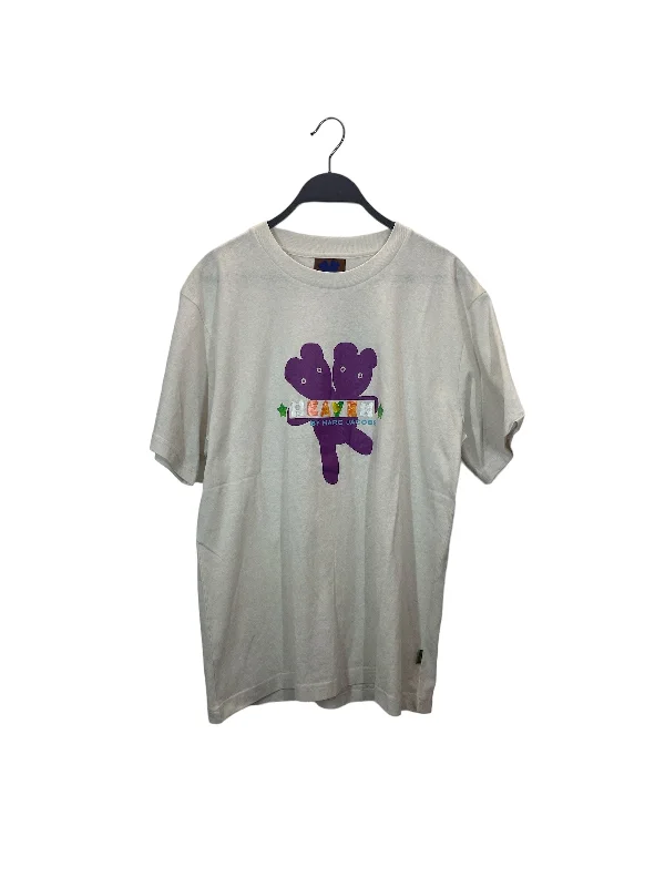 Mega Sale Heaven By Marc Jacobs/T-Shirt/M/Cotton/CRM/PURPLE TEDDY/