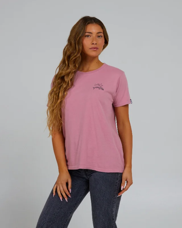 Epic Value Love Bite Boyfriend Tee - Warm Liliac