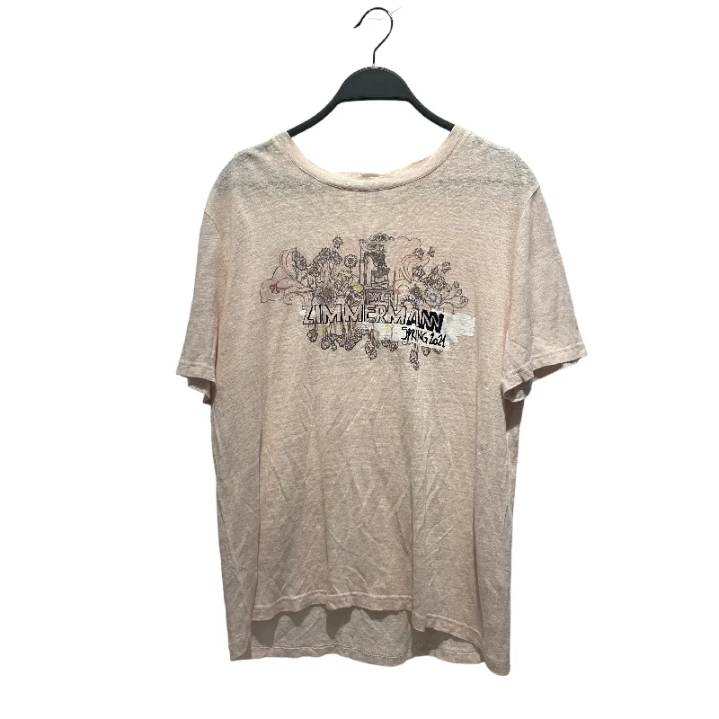 Weekend Discounts You Deserve Zimmermann/T-Shirt/M/Graphic/Cotton/CRM/