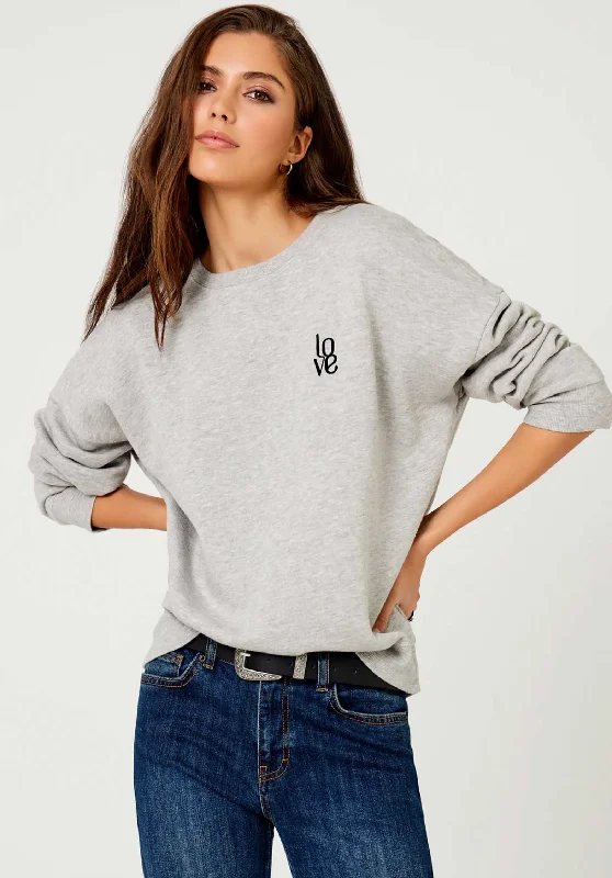 Sale Alert Sweatshirt Swh2411 Mottled-Grey