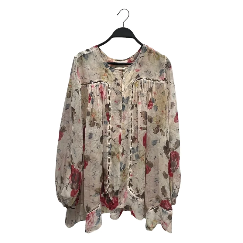 Fantastic Deals Zimmermann/T-Shirt/S/Floral Pattern/MLT/sheer