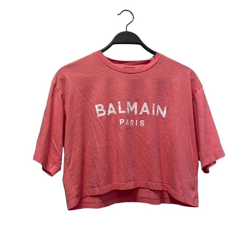 Great Deals BALMAIN/T-Shirt/L/Cotton/PNK/
