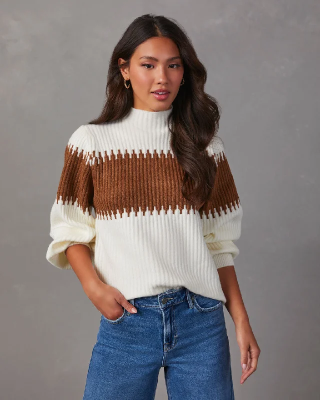 Hot Cocoa Please Knit Pullover Sweater