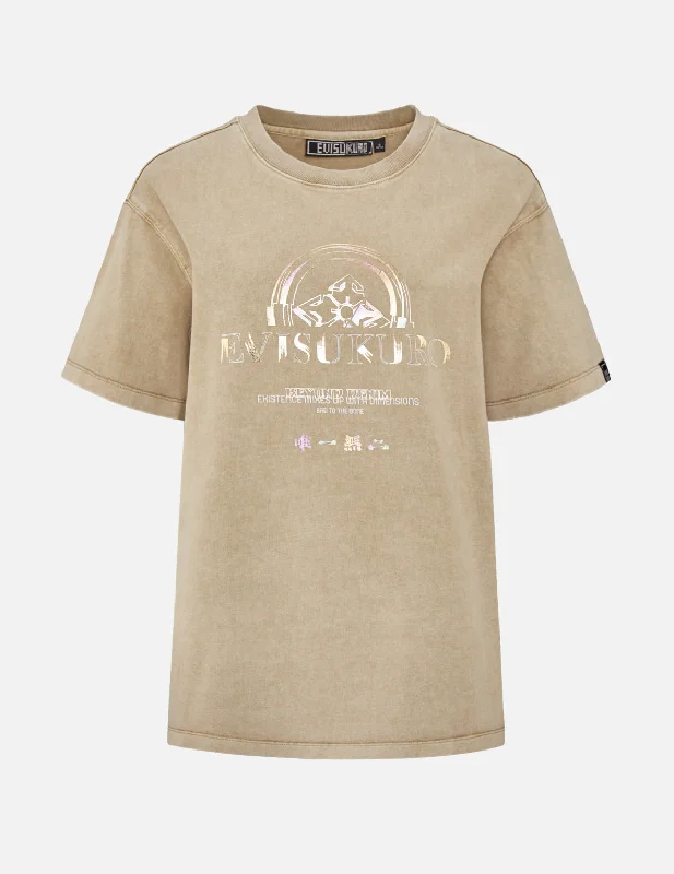 Price Reduction 多重燙金印花水洗T恤