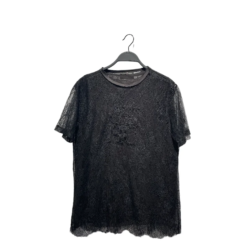 Price Meltdown CAROLINA HERRERA/T-Shirt/XS/Floral Pattern/Silk/BLK/