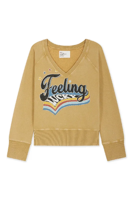 Weekend Discounts You Deserve Sweatshirt Shavi Shavi Jc55 Lucky Beige