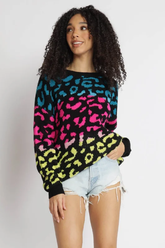 Winona Leopard Print Sweater