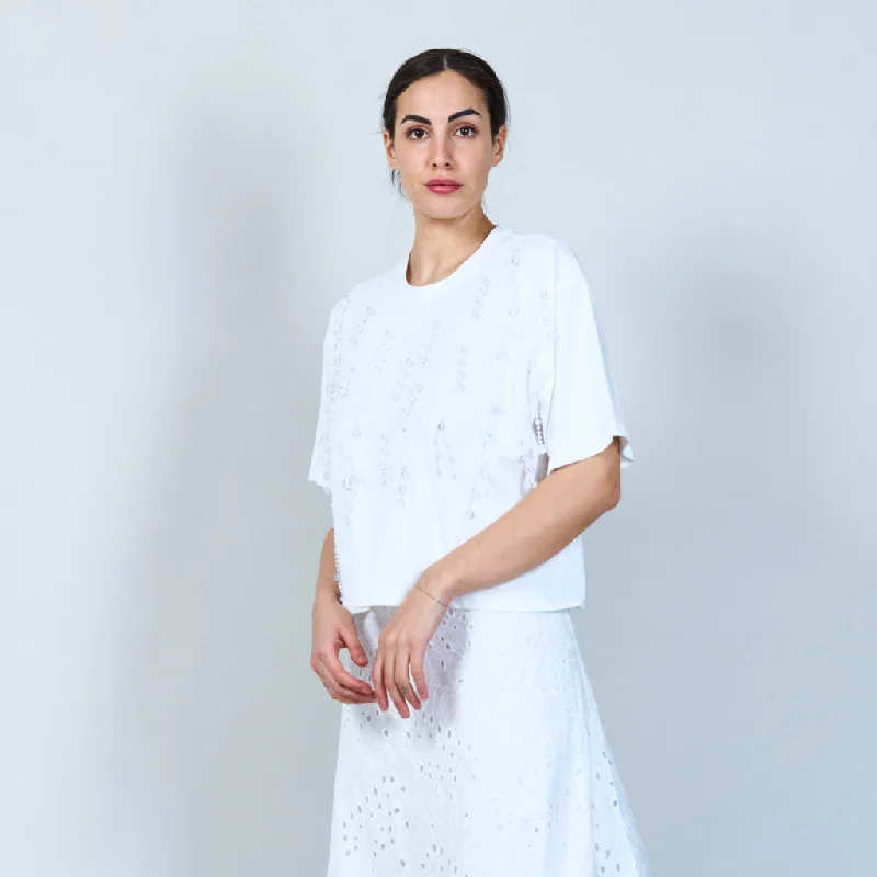 Quick Sale Elegant bead-embellished blouse wholesale