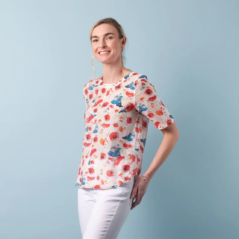 Charlie Jane Tekapo Blouse -Waterblooms