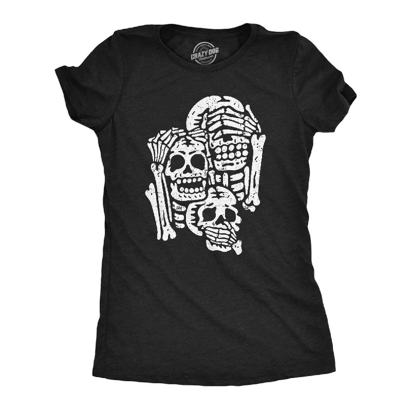 Hurry In Three Wise Skeletons Women's T Shirt