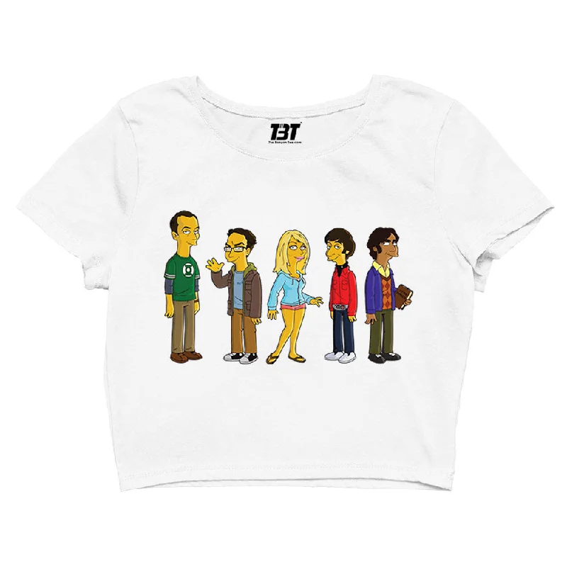 The Big Bang Theory Crop Top - Simpsonized