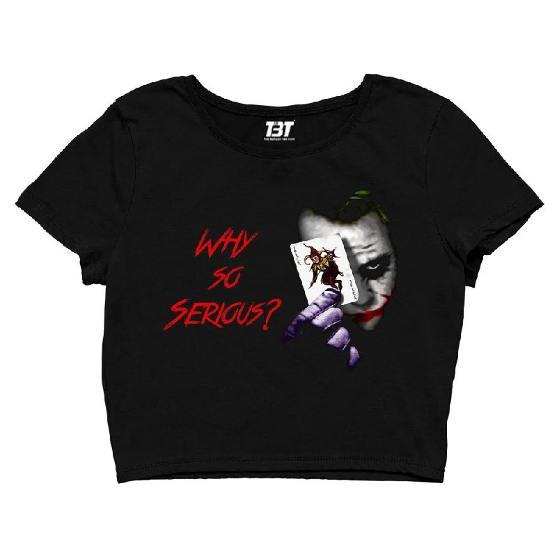 Supervillain Crop Top - Joker - Why So Serious?