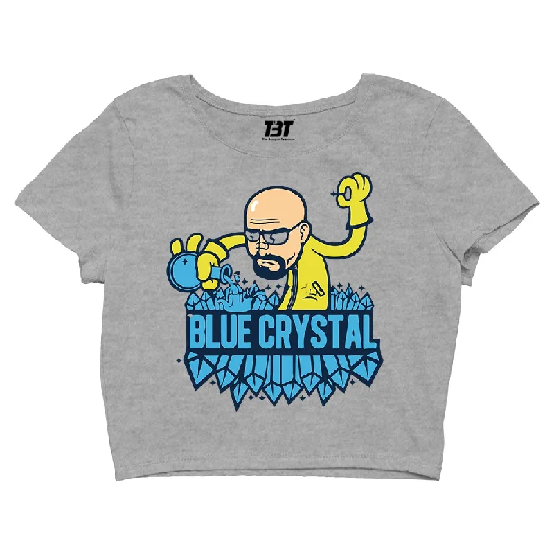 Breaking Bad Crop Top - Blue Crystal