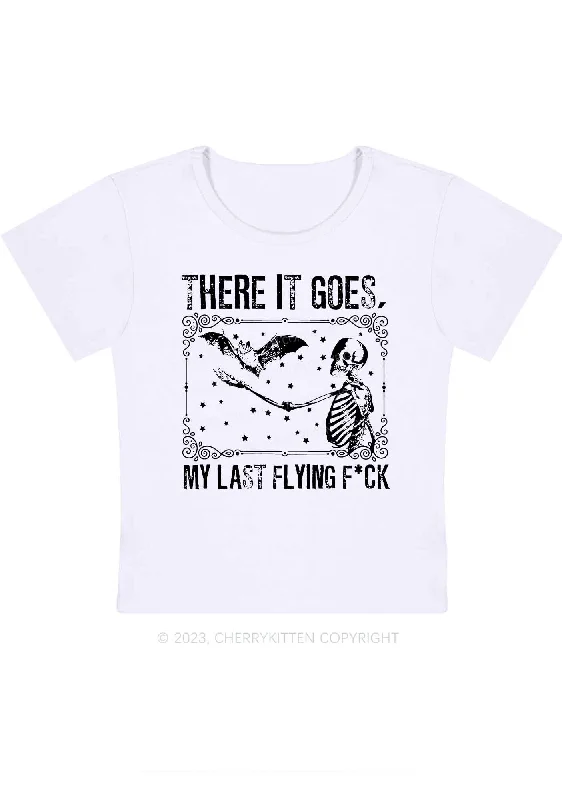 There It Goes Halloween Baby Tee Cherrykitten