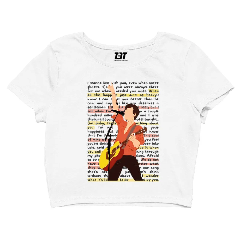 Shawn Mendes Crop Top - Mendes In Melodies