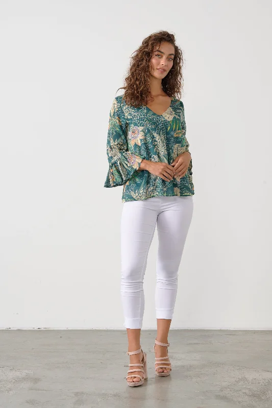 Jungle Print Blouse