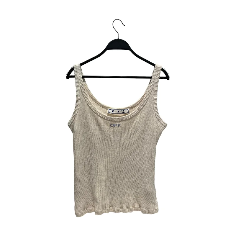 Members Only OFF-WHITE/T-Shirt/LG/Cotton/WHT/TANK