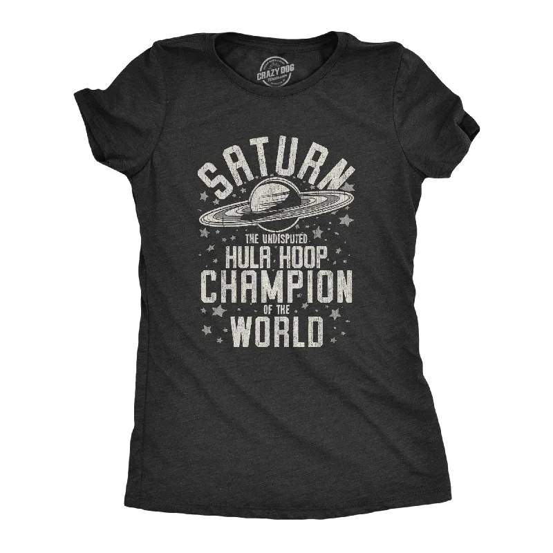 Midnight Madness Saturn Hula Hoop Champion Women's T Shirt