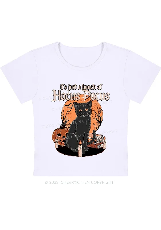 It's Just A Bunch Of Hocus Pocus Halloween Baby Tee Cherrykitten