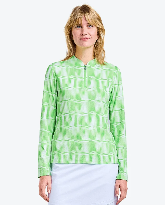 NIVO UV Lolita LivCool Long Sleeve Polo 170 Mojito