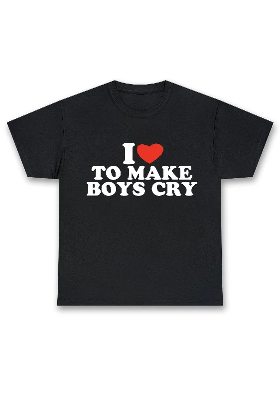 I Love To Make Boys Cry Chunky Shirt