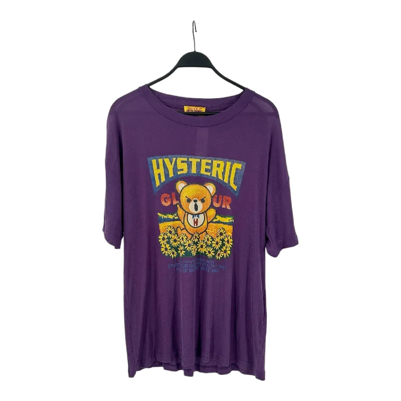 The Best Deal HYSTERIC GLAMOUR/T-Shirt/FREE/Purple/Cotton/Graphic