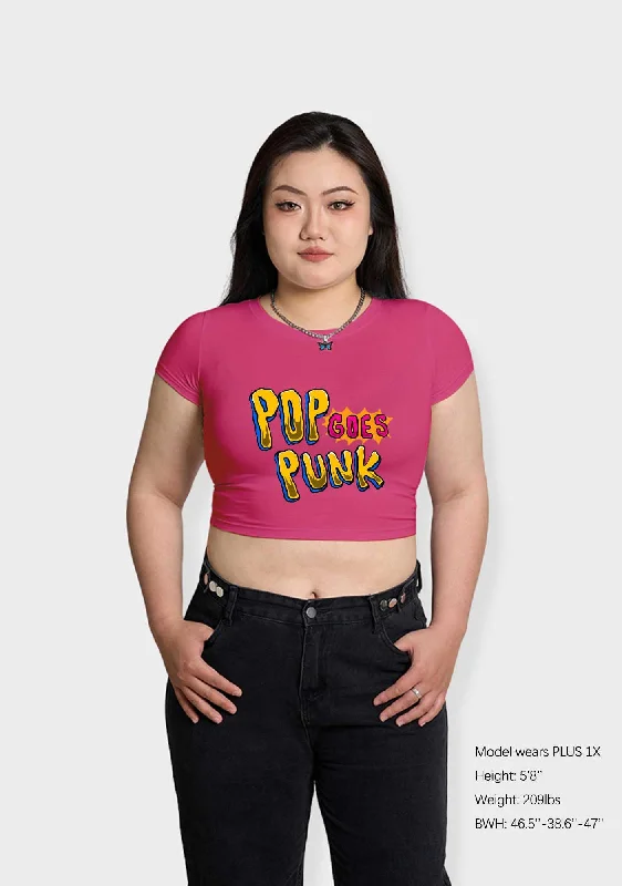 Curvy Pop Punk Goes Baby Tee