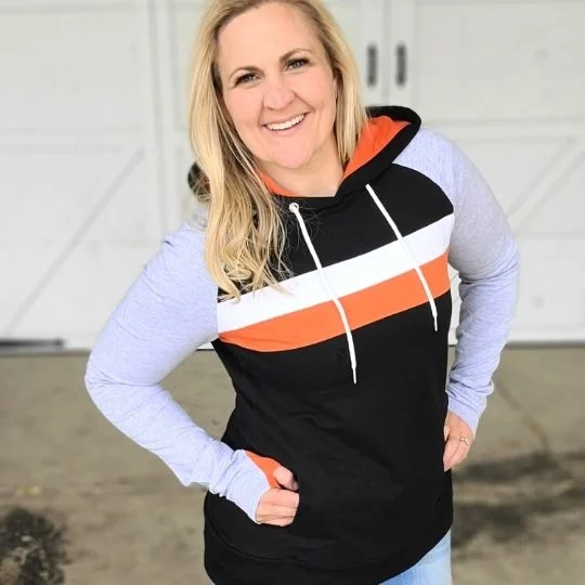 Ridgevue Striped Pullover Women's Hoodie