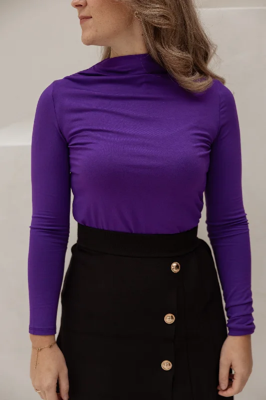 Soft purple top