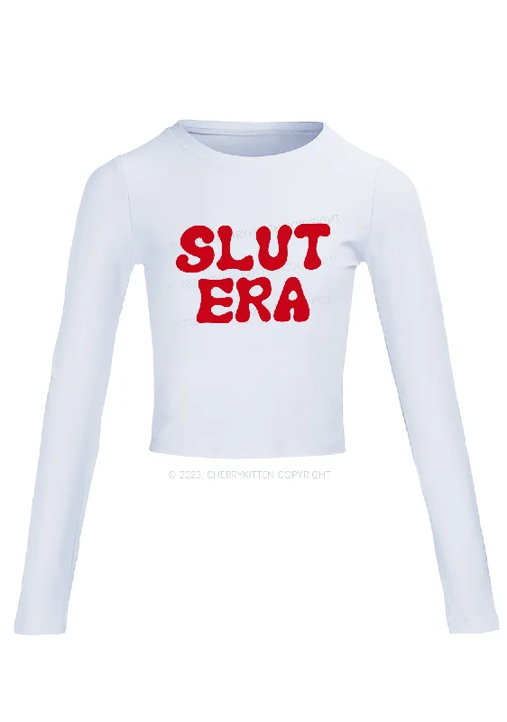 Slxt Era Long Sleeve Crop Top Cherrykitten