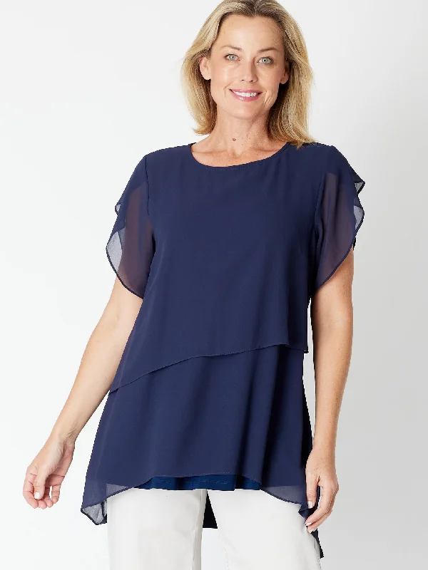 Lay Top -Navy