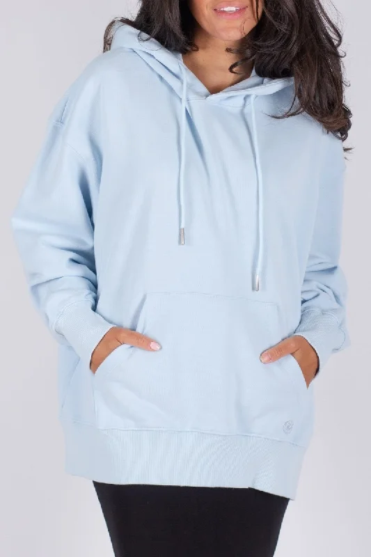 OVERSIZED SWEATSHIRT HOODIE (LIGHT BLUE)