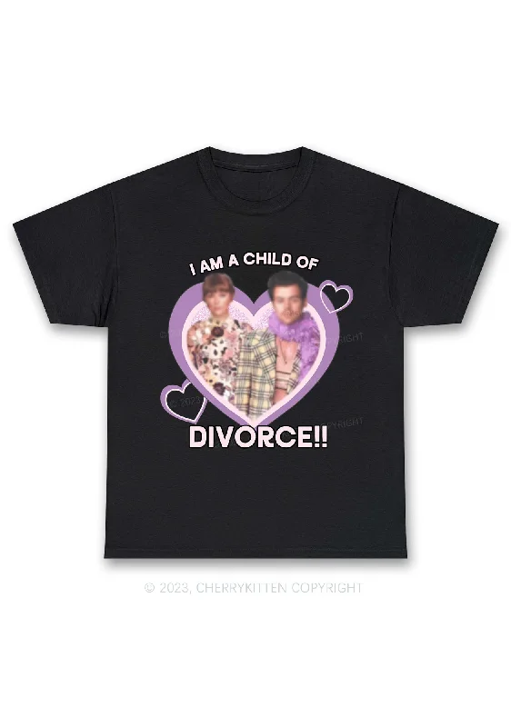 Personalized Child Of Divorce Photo Chunky Shirt Cherrykitten