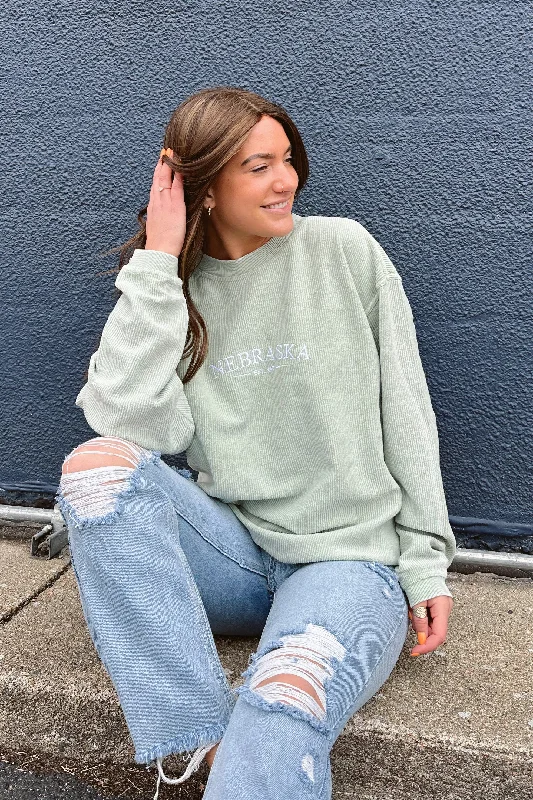 Spring NE Corded Sweatshirt