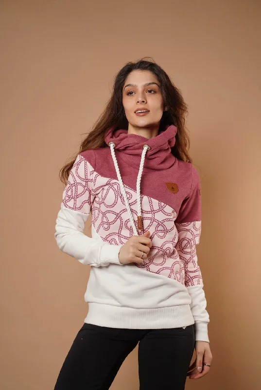 Selene Wine Mix Hoodie