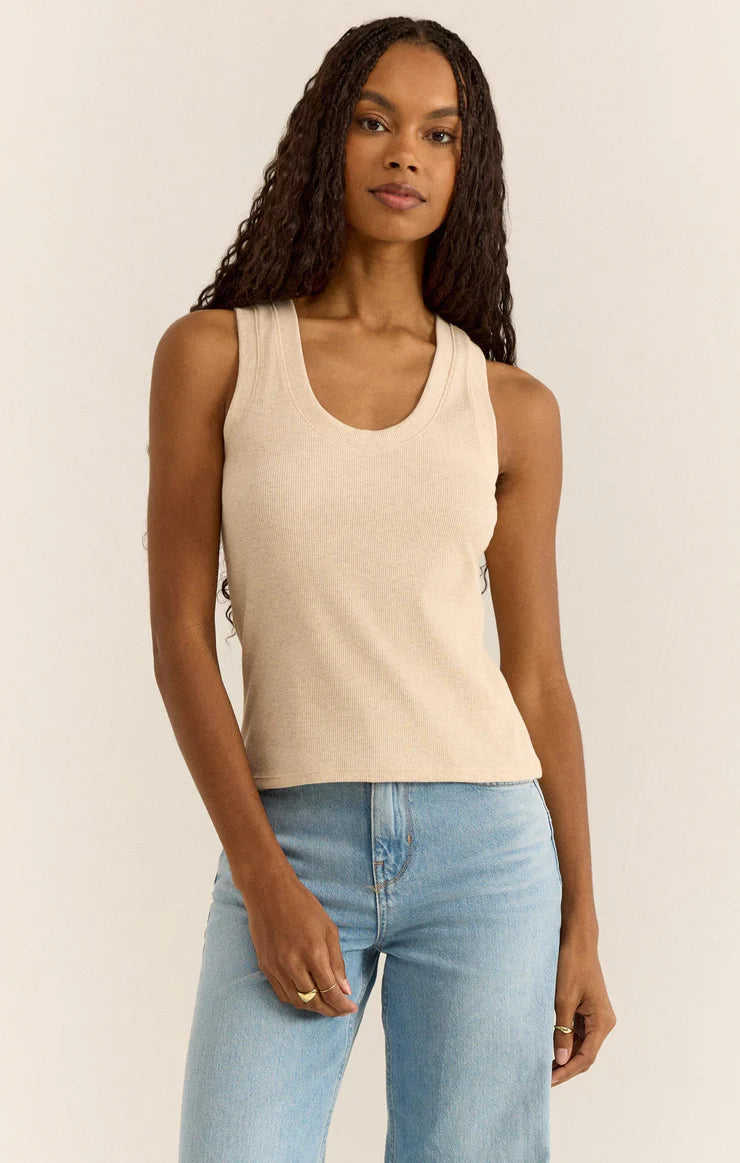 Light Oatmeal Sirena Tank