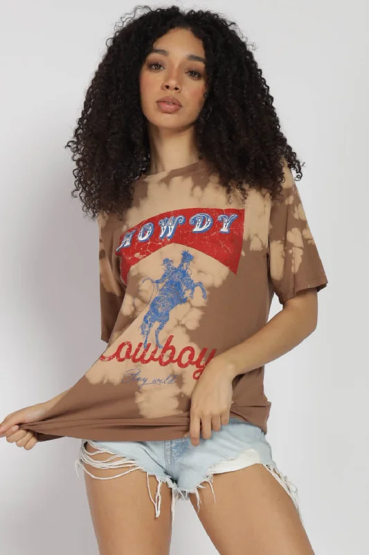 Giddy Up Tie Dye Graphic Tee