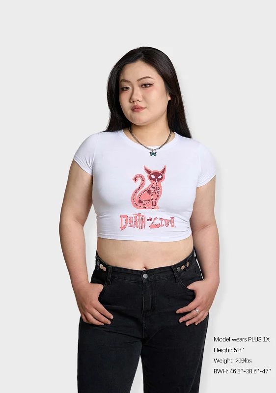 Curvy Death Or Live Baby Tee