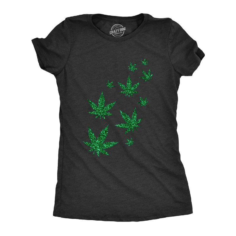 Weekend Savings Galore Glitter Pot Leaves Women's T Shirt