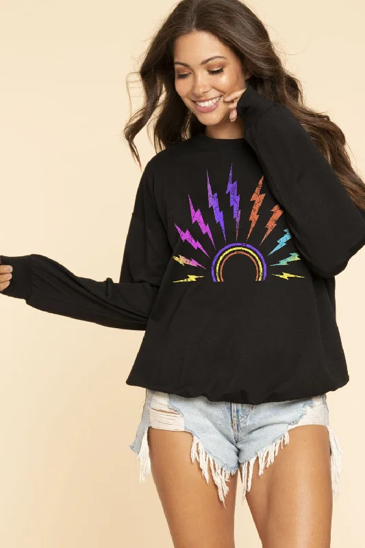 Multi color Thunders French Terry Sweatshirts